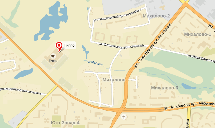 карта «ГИППО», Минск, Горецкого, 2
